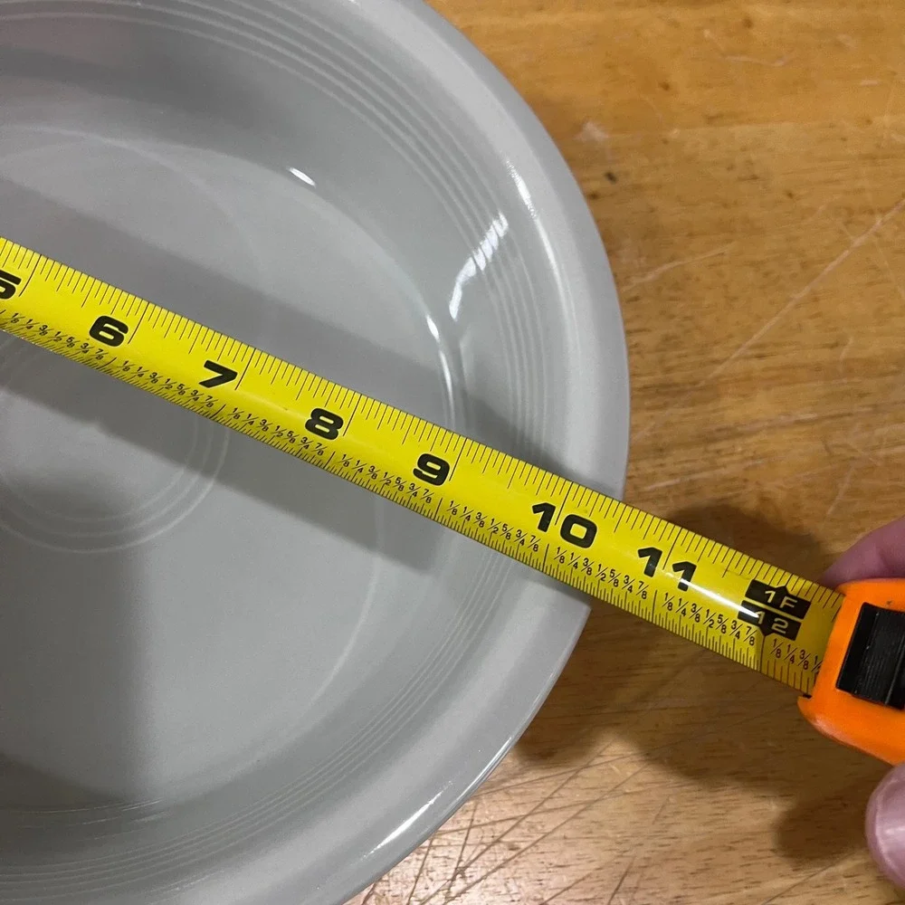 Fiesta Pearl Gray Vegetable Serving Bowl 10.25